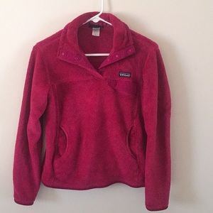 Patagonia Re-Tool Snap-T Fleece Pullover - Pink